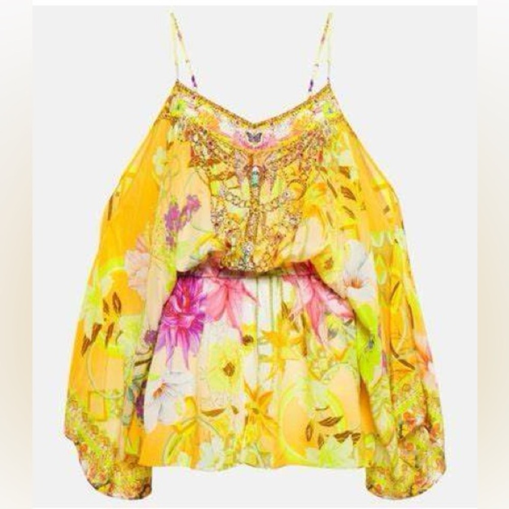 Camilla Yellow Floral Jumpsuit / Romper / Playsuit - BRAND NEW w/tags! ✨